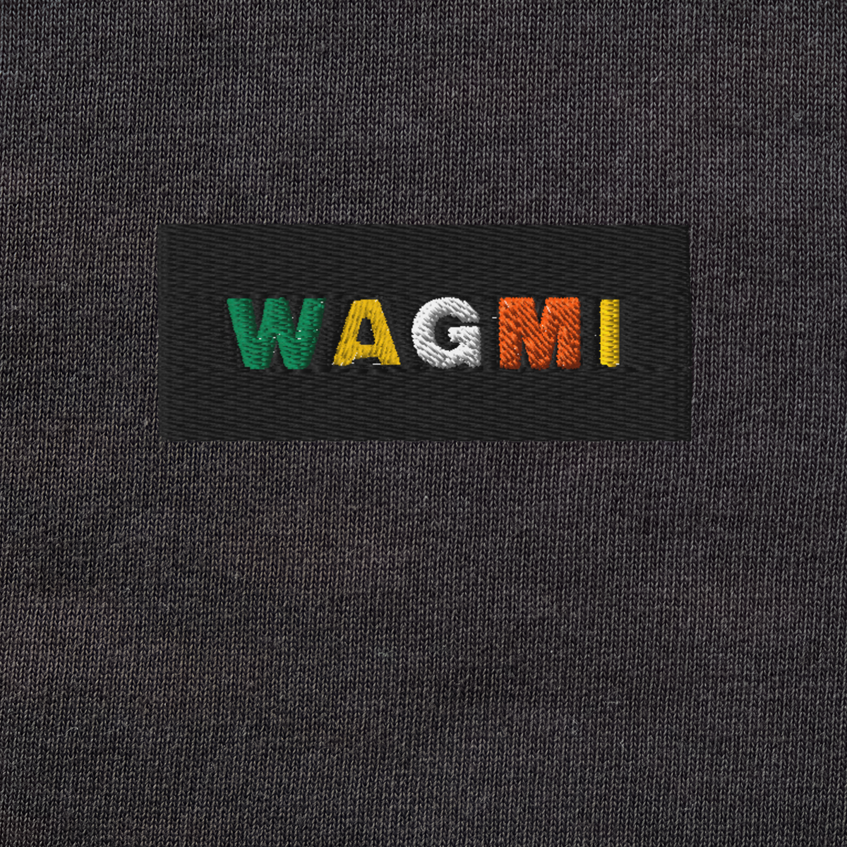 Unisex Organic Sweatshirt - BLACK - WAGMI