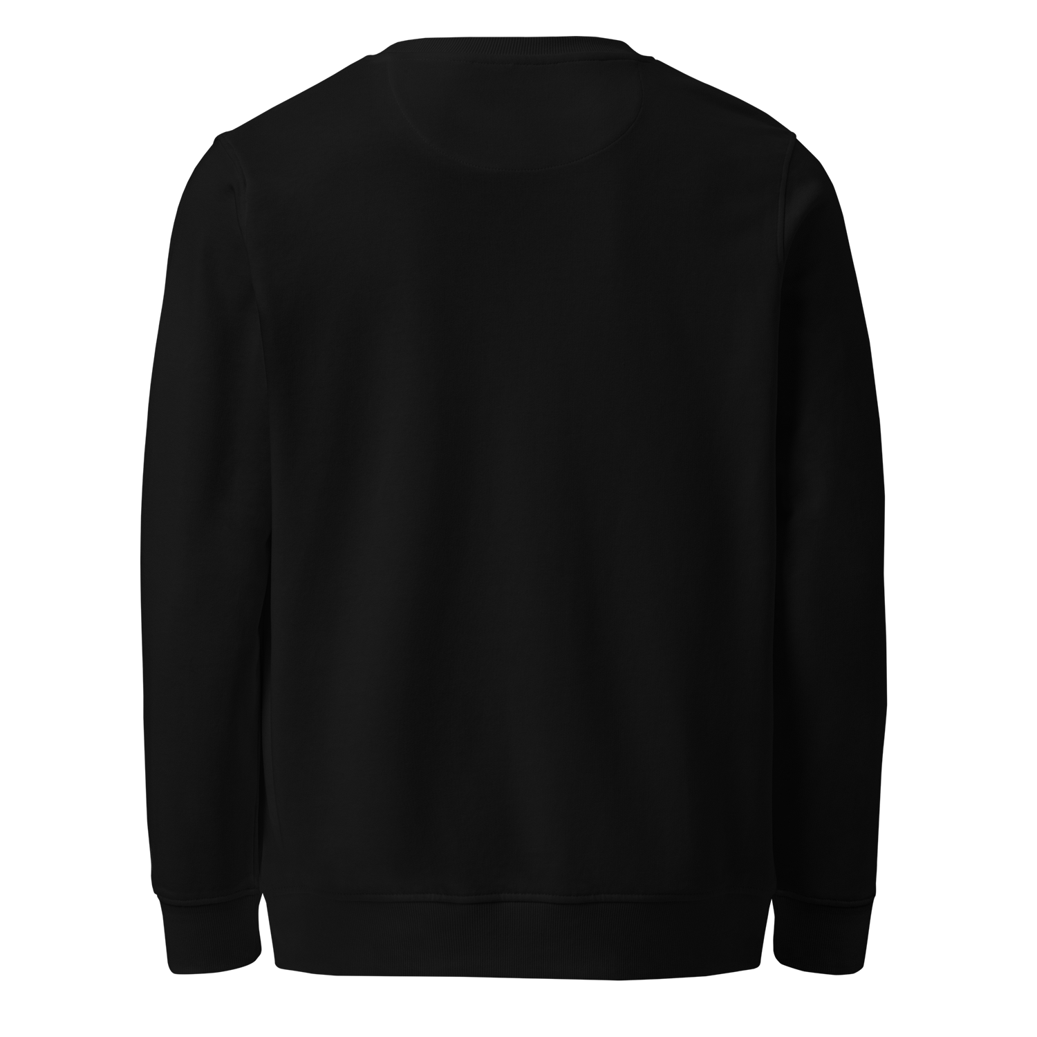 Unisex Organic Sweatshirt - BLACK - UTXO (blue)