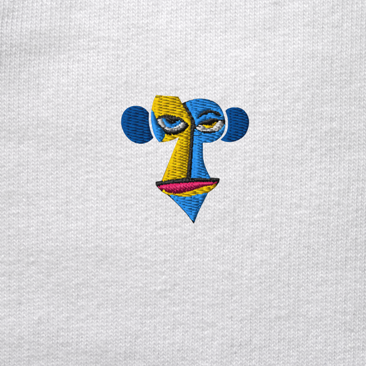 Unisex Organic Sweatshirt - WHITE - Apeing