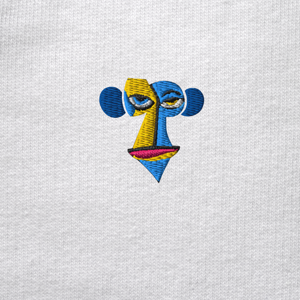 Unisex Organic Sweatshirt - WHITE - Apeing