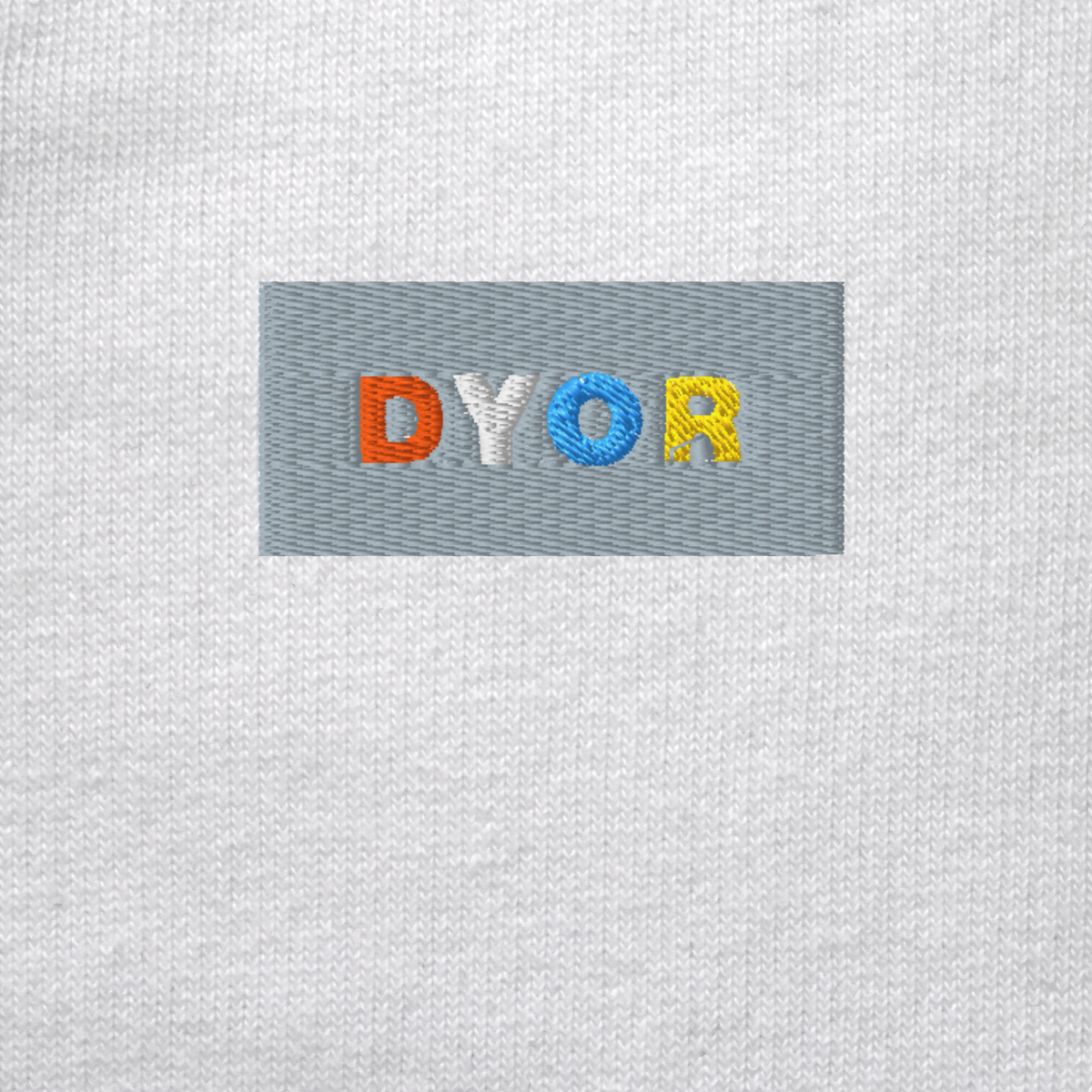 Unisex Organic Sweatshirt - WHITE - DYOR