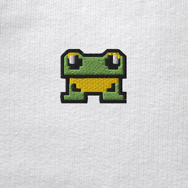 Unisex Organic Sweatshirt - WHITE - FrogFolio