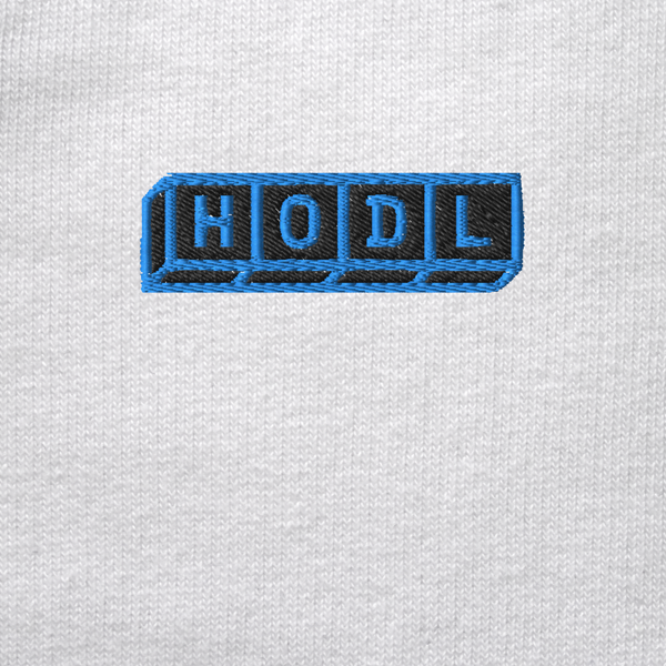 Unisex Organic Sweatshirt - WHITE - HODL