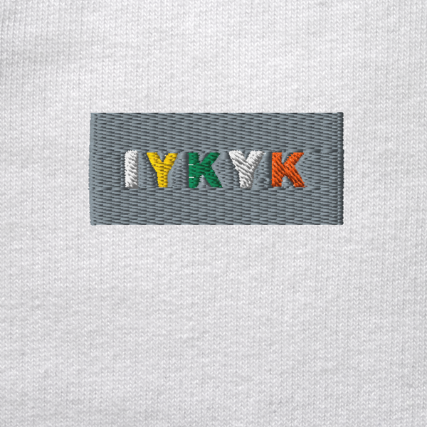 Unisex Organic Sweatshirt - WHITE - IYKYK