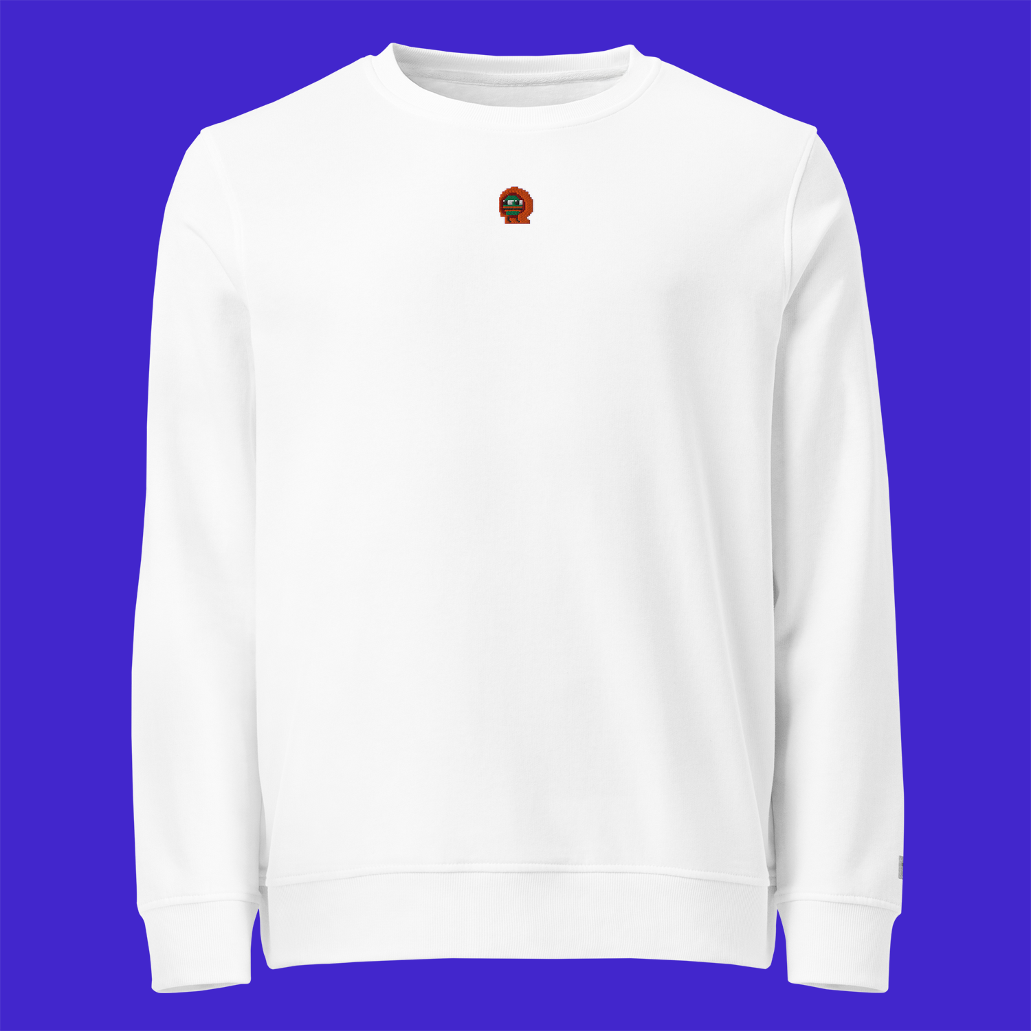 Unisex Organic Sweatshirt - WHITE - Kylepepe