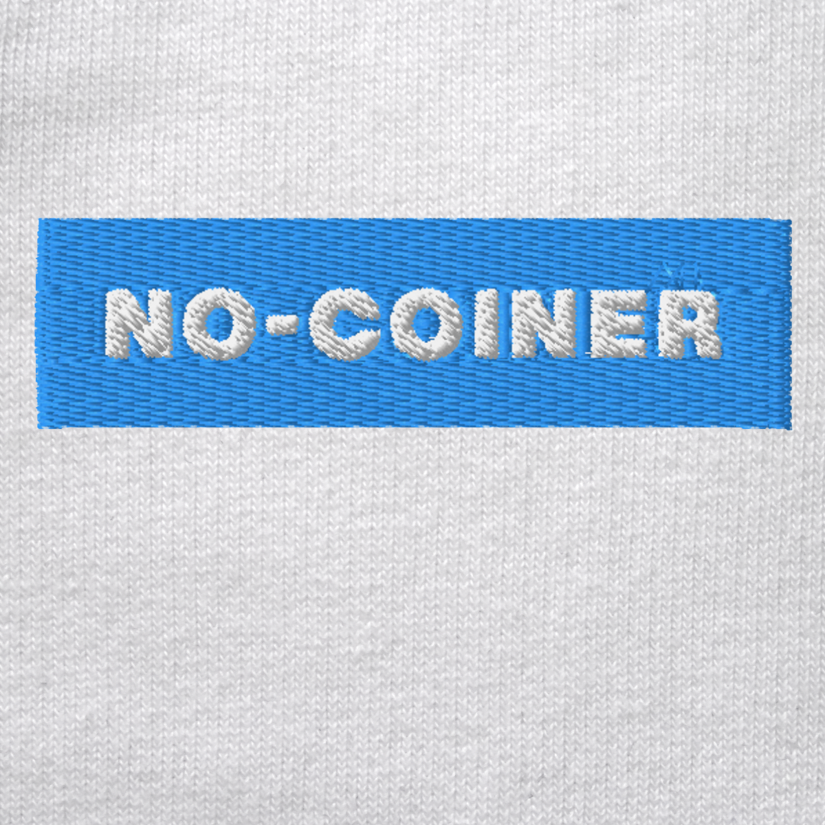 Unisex Organic Sweatshirt - WHITE - NO-COINER (blue)