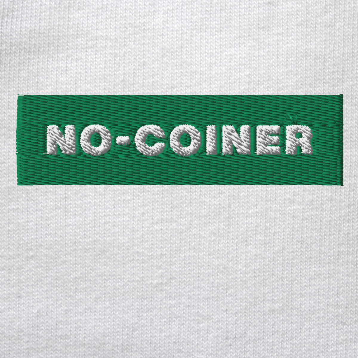 Unisex Organic Sweatshirt - WHITE - NO-COINER (green)