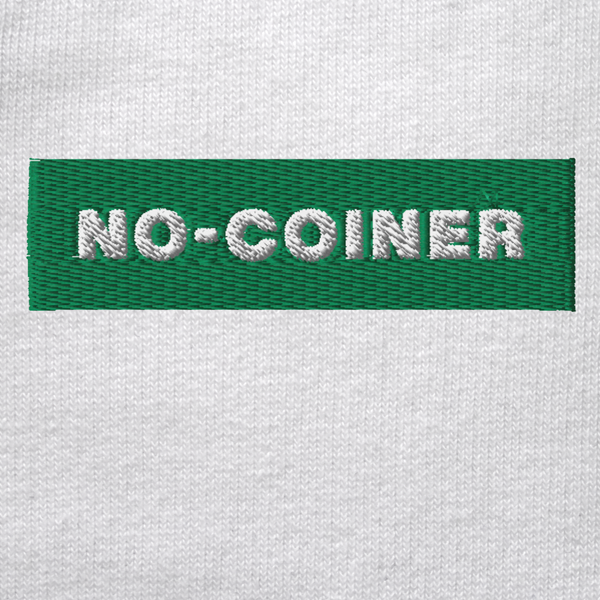 Unisex Organic Sweatshirt - WHITE - NO-COINER (green)