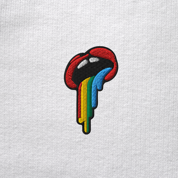 Unisex Organic Sweatshirt - WHITE - Rainbow