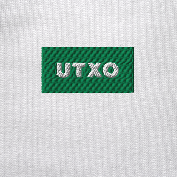 Unisex Organic Sweatshirt - WHITE - UTXO (green)