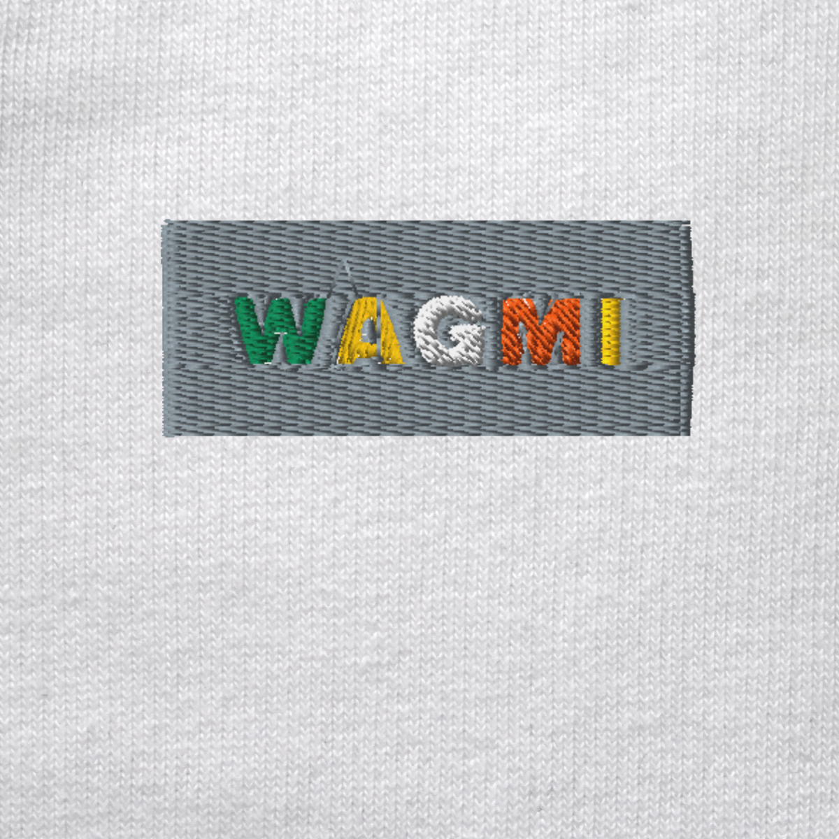 Unisex Organic Sweatshirt - WHITE - WAGMI