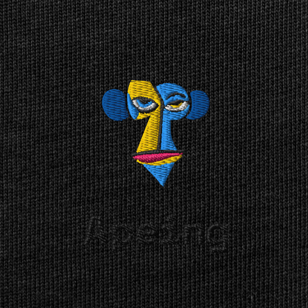 Unisex Premium Heavyweight Long Sleeve Shirt - BLACK - Apeing