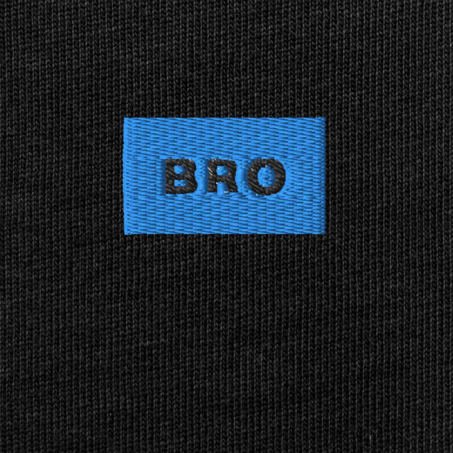 Unisex Premium Heavyweight Long Sleeve Shirt - BLACK - BRO (blue)