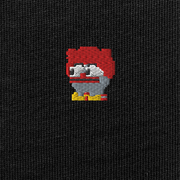 Unisex Premium Heavyweight Long Sleeve Shirt - BLACK - Clownpepe