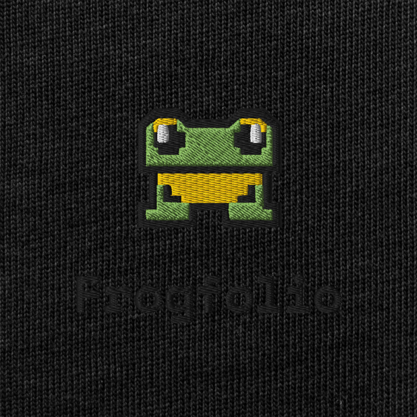 Unisex Premium Heavyweight Long Sleeve Shirt - BLACK - FrogFolio