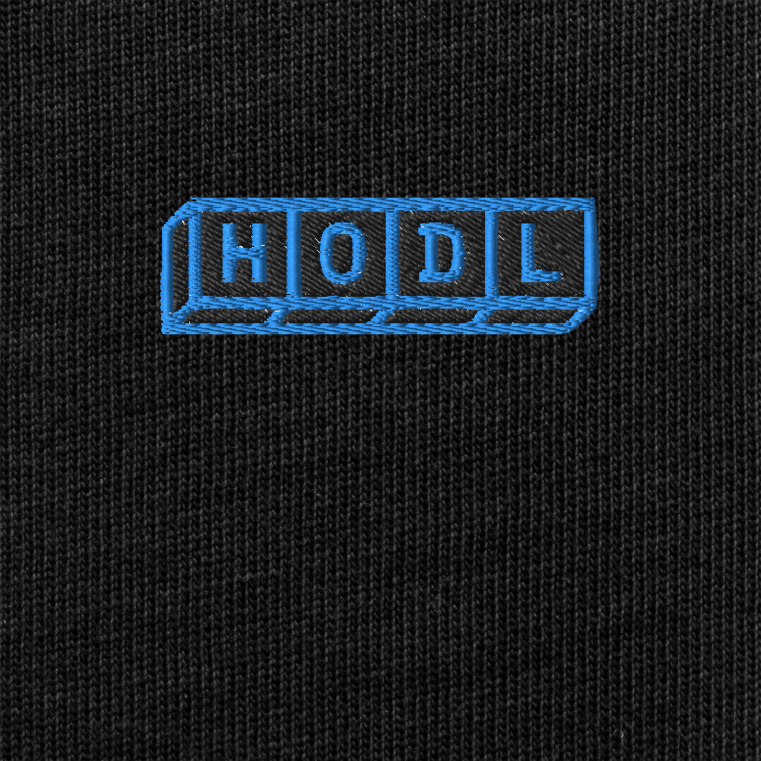 Unisex Premium Heavyweight Long Sleeve Shirt - BLACK - HODL