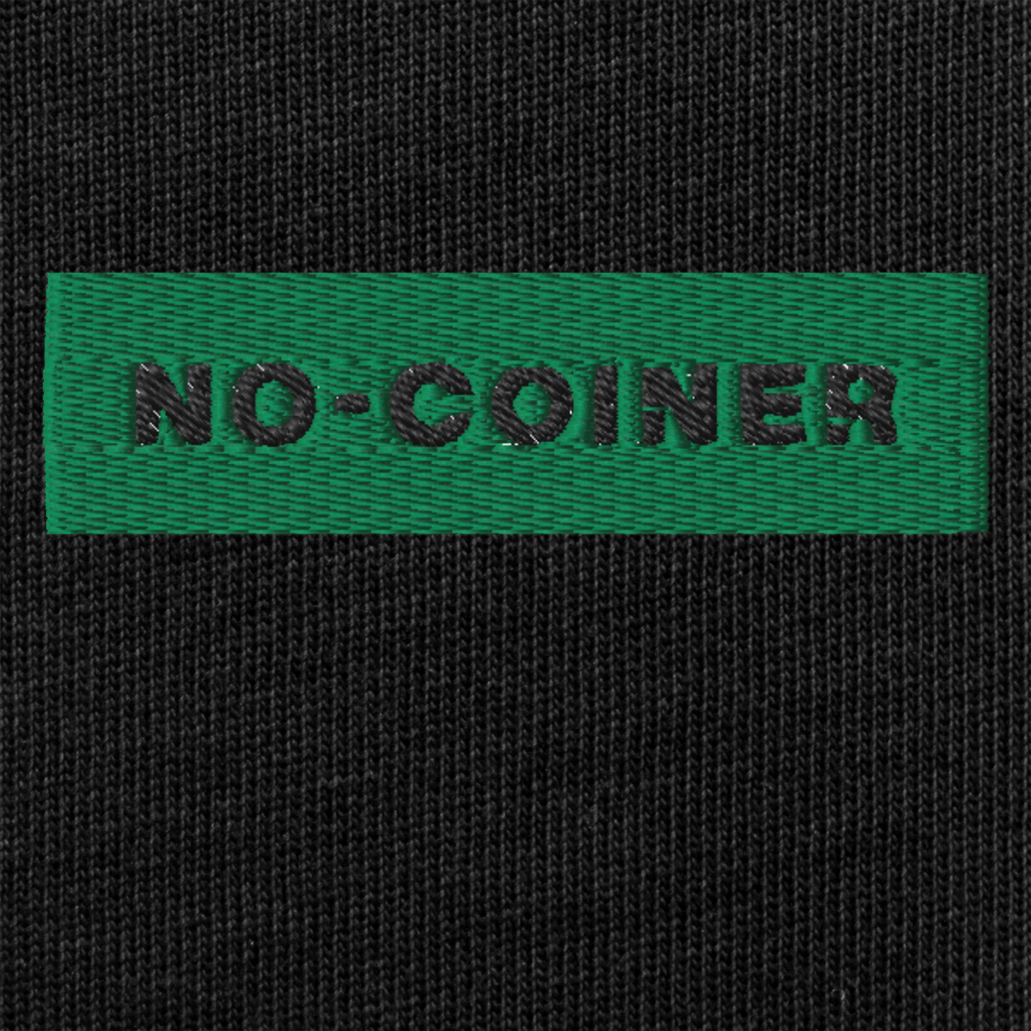 Unisex Premium Heavyweight Long Sleeve Shirt - BLACK - NO-COINER (green)