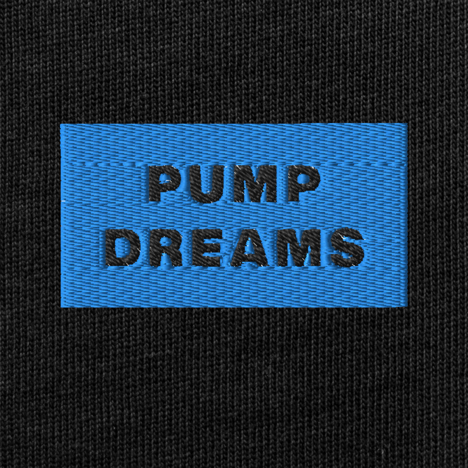 Unisex Premium Heavyweight Long Sleeve Shirt - BLACK - PUMP DREAMS (blue)