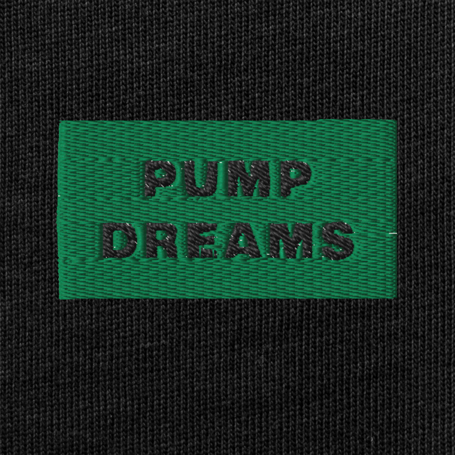 Unisex Premium Heavyweight Long Sleeve Shirt - BLACK - PUMP DREAMS (green)