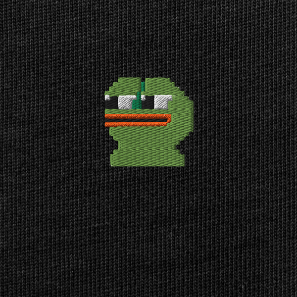 Unisex Premium Heavyweight Long Sleeve Shirt - BLACK - Pepe