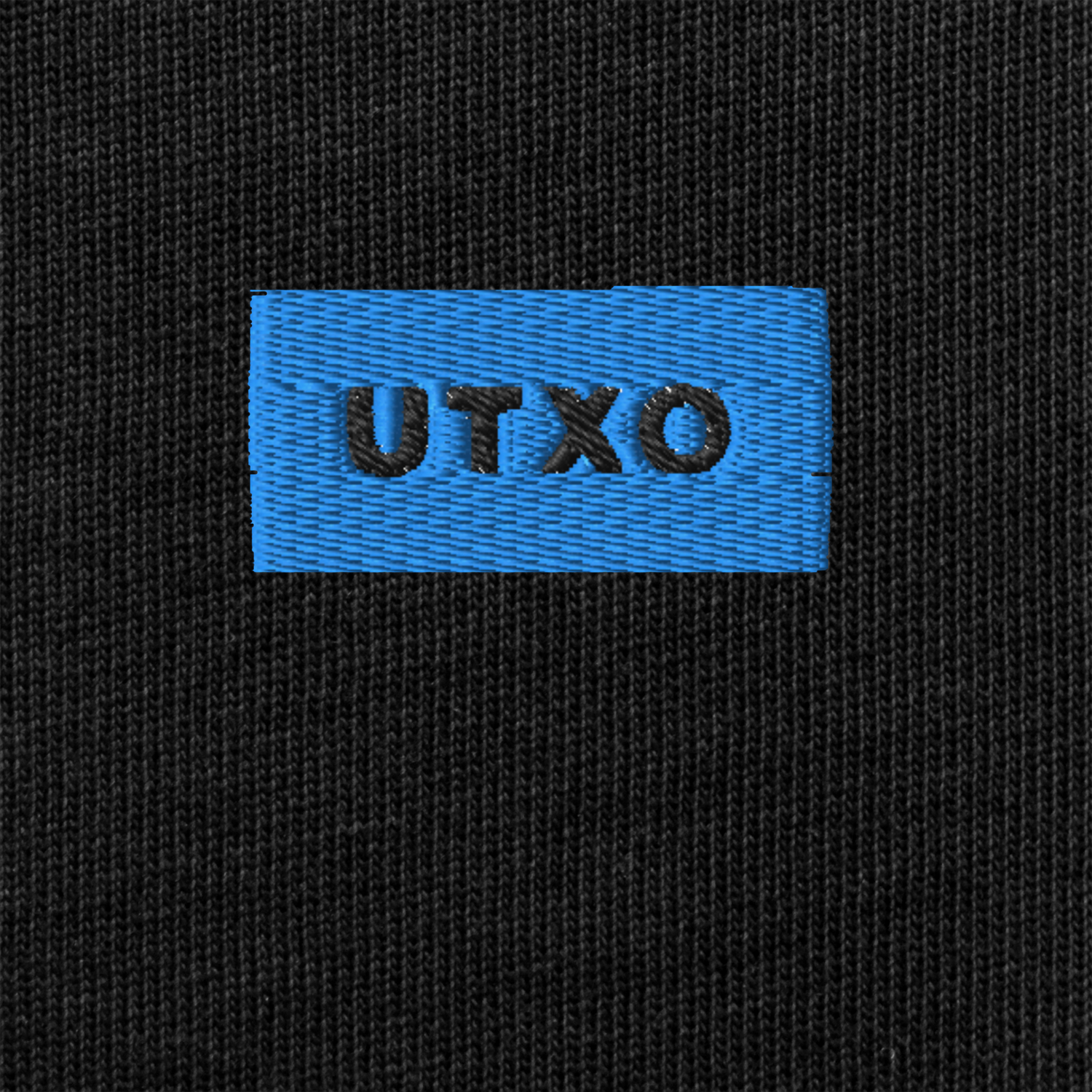 Unisex Premium Heavyweight Long Sleeve Shirt - BLACK - UTXO (blue)