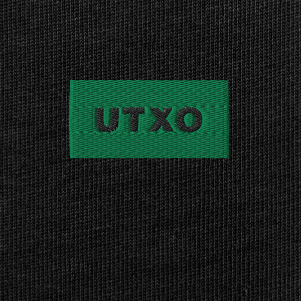 Unisex Premium Heavyweight Long Sleeve Shirt - BLACK - UTXO (green)