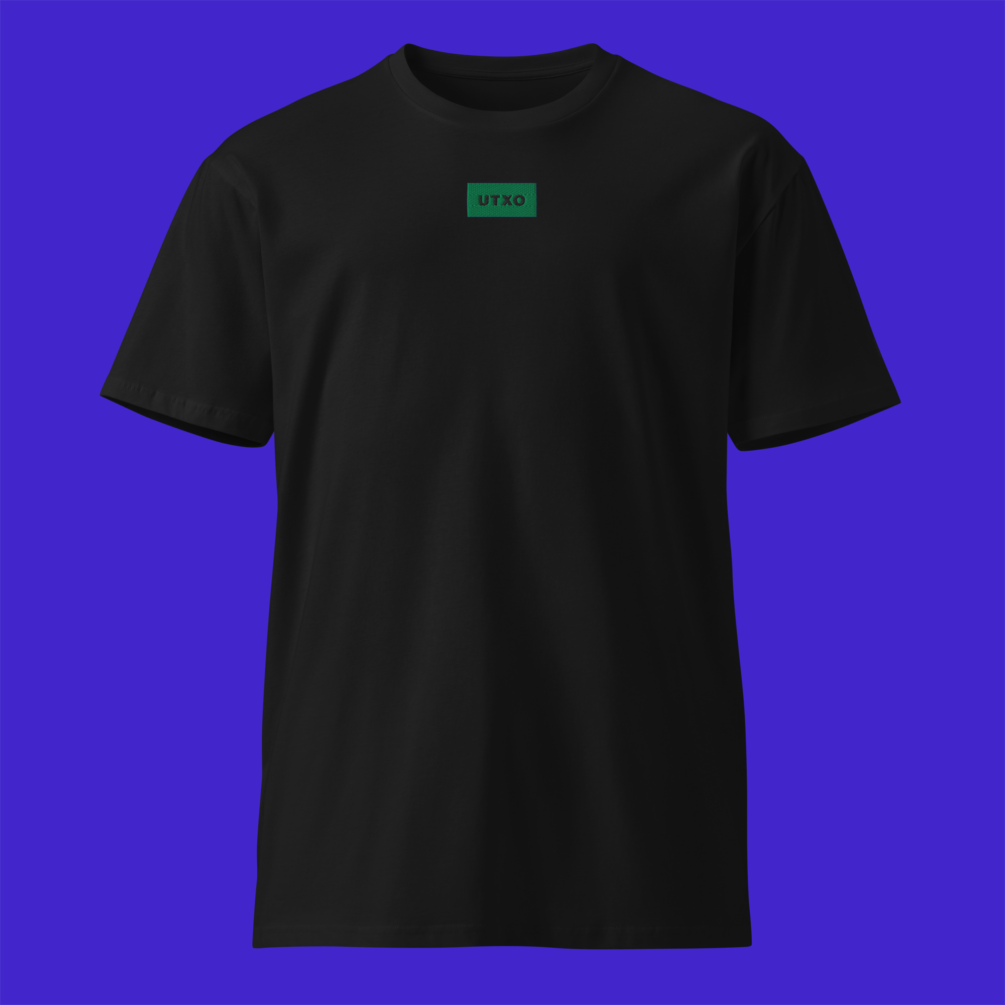 Unisex Premium T-Shirt - Black - UTXO (green)