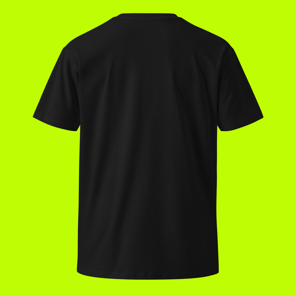 Unisex Premium T-Shirt - Black - StarsEyes (yellow)