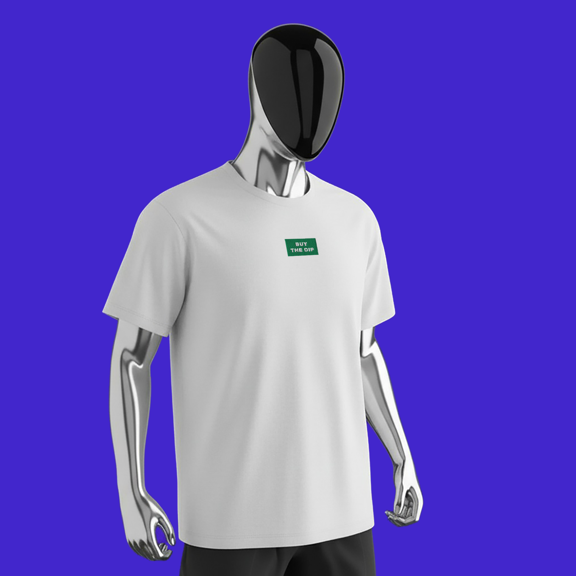 Unisex Premium T-Shirt - White - BUY THE DIP (green)