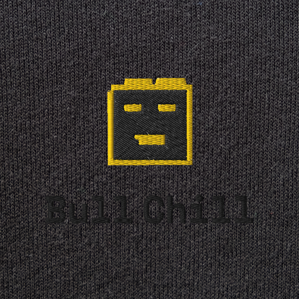 Unisex Pullover Hoodie - BLACK - BullChill