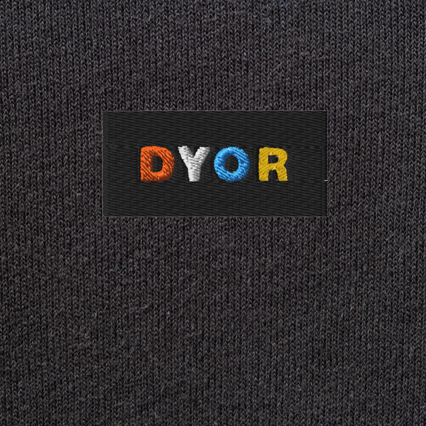 Unisex Pullover Hoodie - BLACK - DYOR