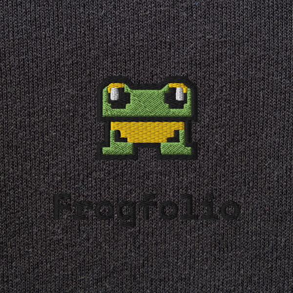 Unisex Pullover Hoodie - BLACK - FrogFolio