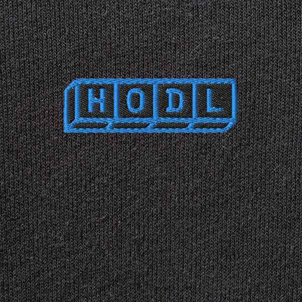 Unisex Pullover Hoodie - BLACK - HODL