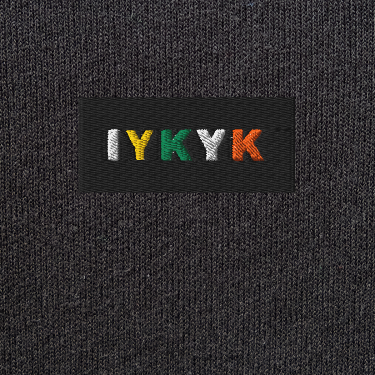 Unisex Pullover Hoodie - BLACK - IYKYK