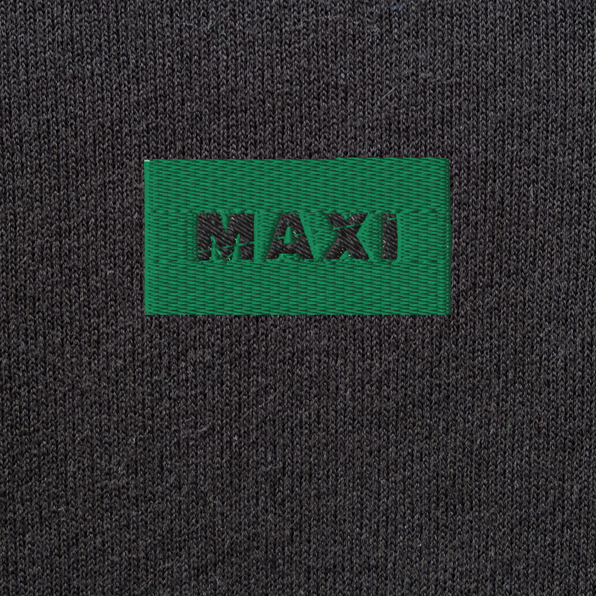 Unisex Pullover Hoodie - BLACK - MAXI (green)