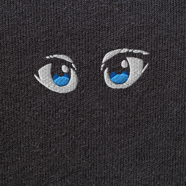 Unisex Pullover Hoodie - BLACK - Manga