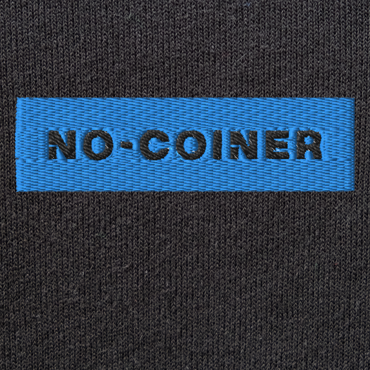 Unisex Pullover Hoodie - BLACK - NO-COINER (blue)