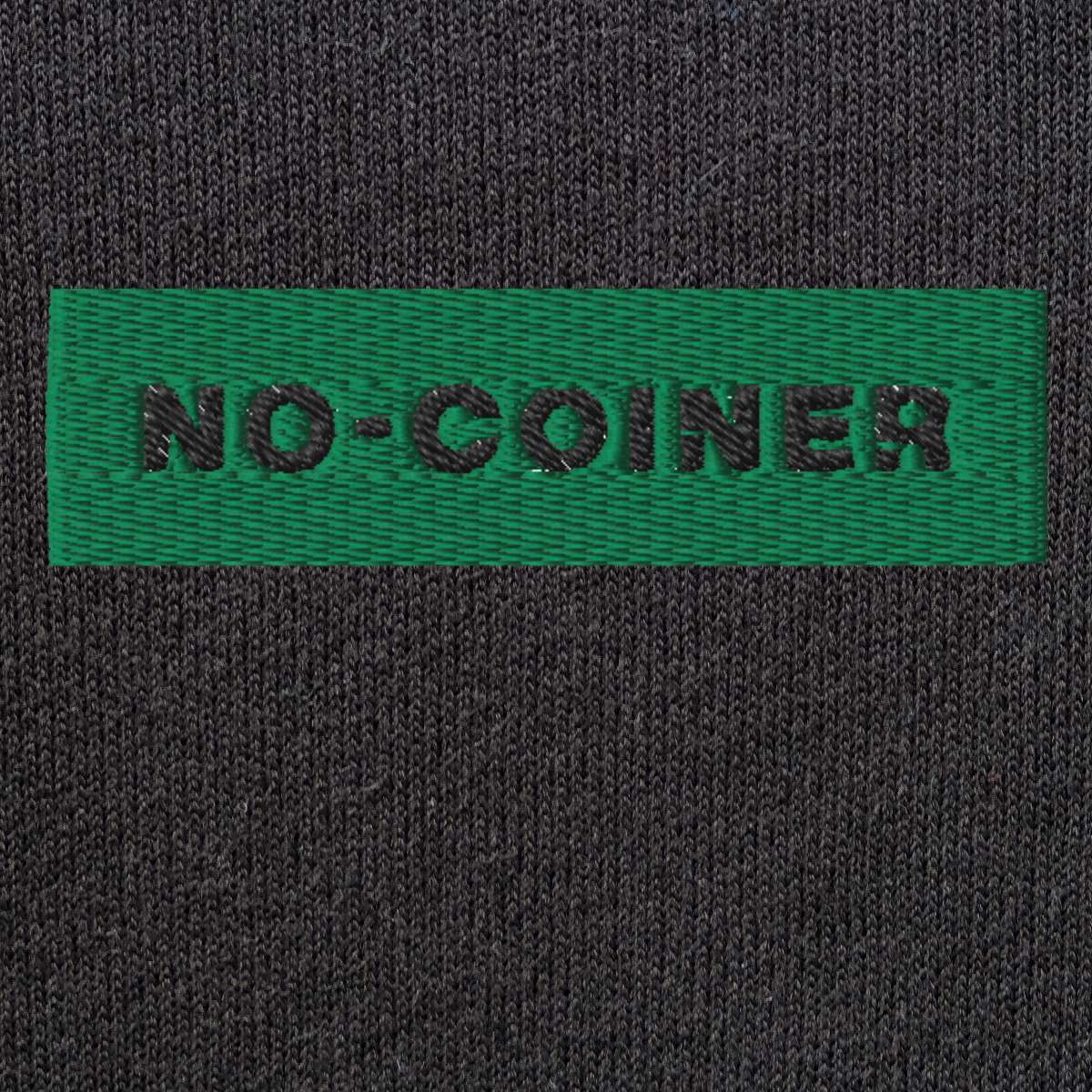 Unisex Pullover Hoodie - BLACK - NO-COINER (green)