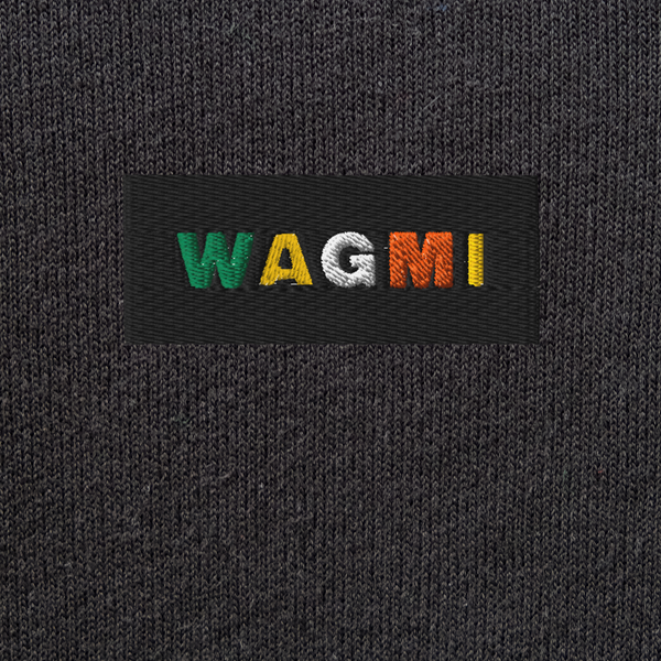 Unisex Pullover Hoodie - BLACK - WAGMI