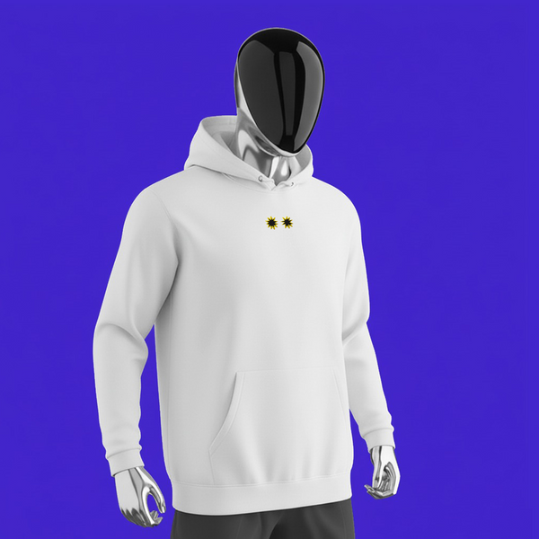 Unisex Pullover Hoodie - WHITE - StarsEyes