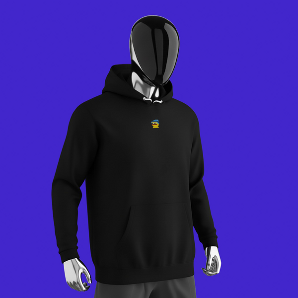 Unisex Pullover Hoodie - BLACK - Pepewizard