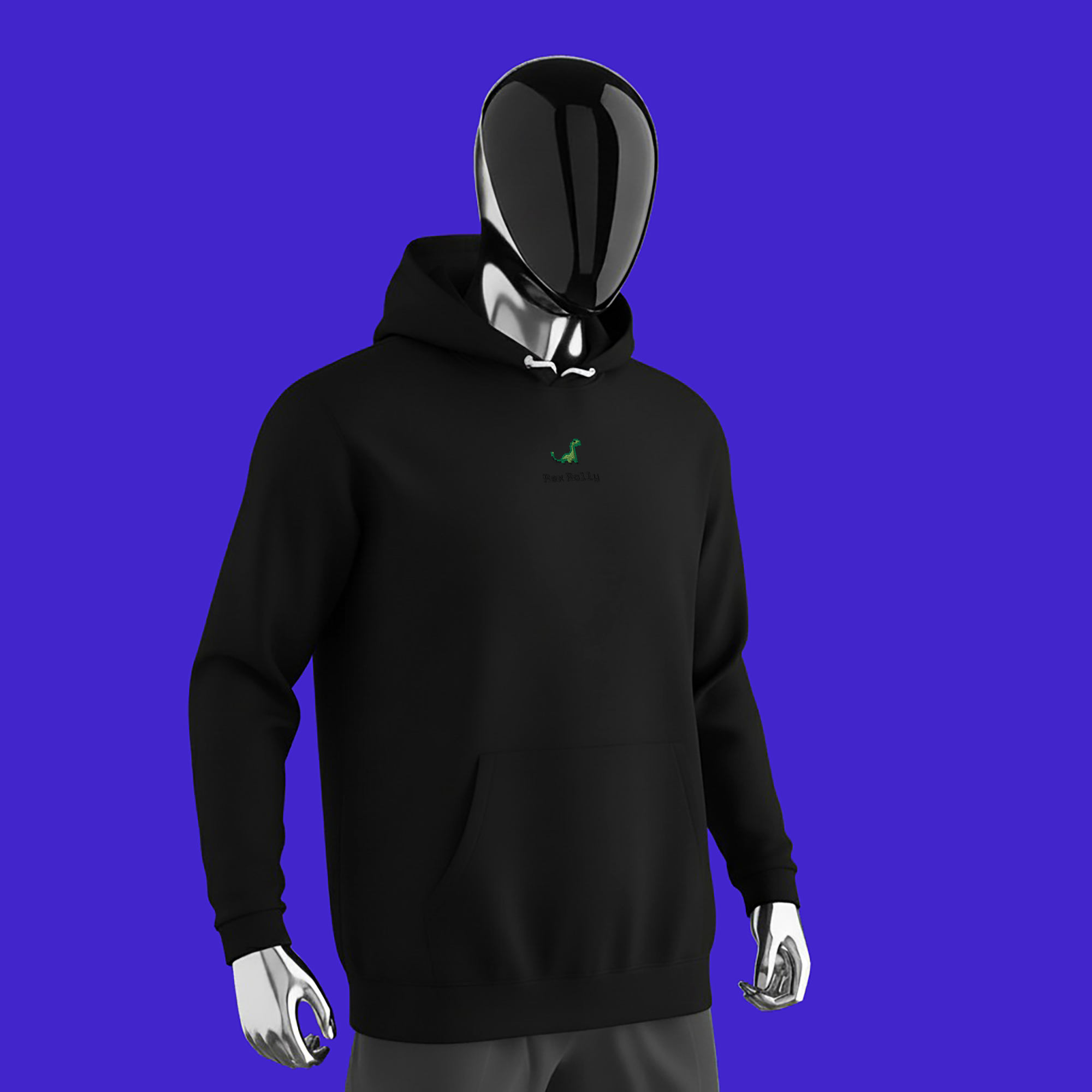 Unisex Pullover Hoodie - BLACK - RexRally