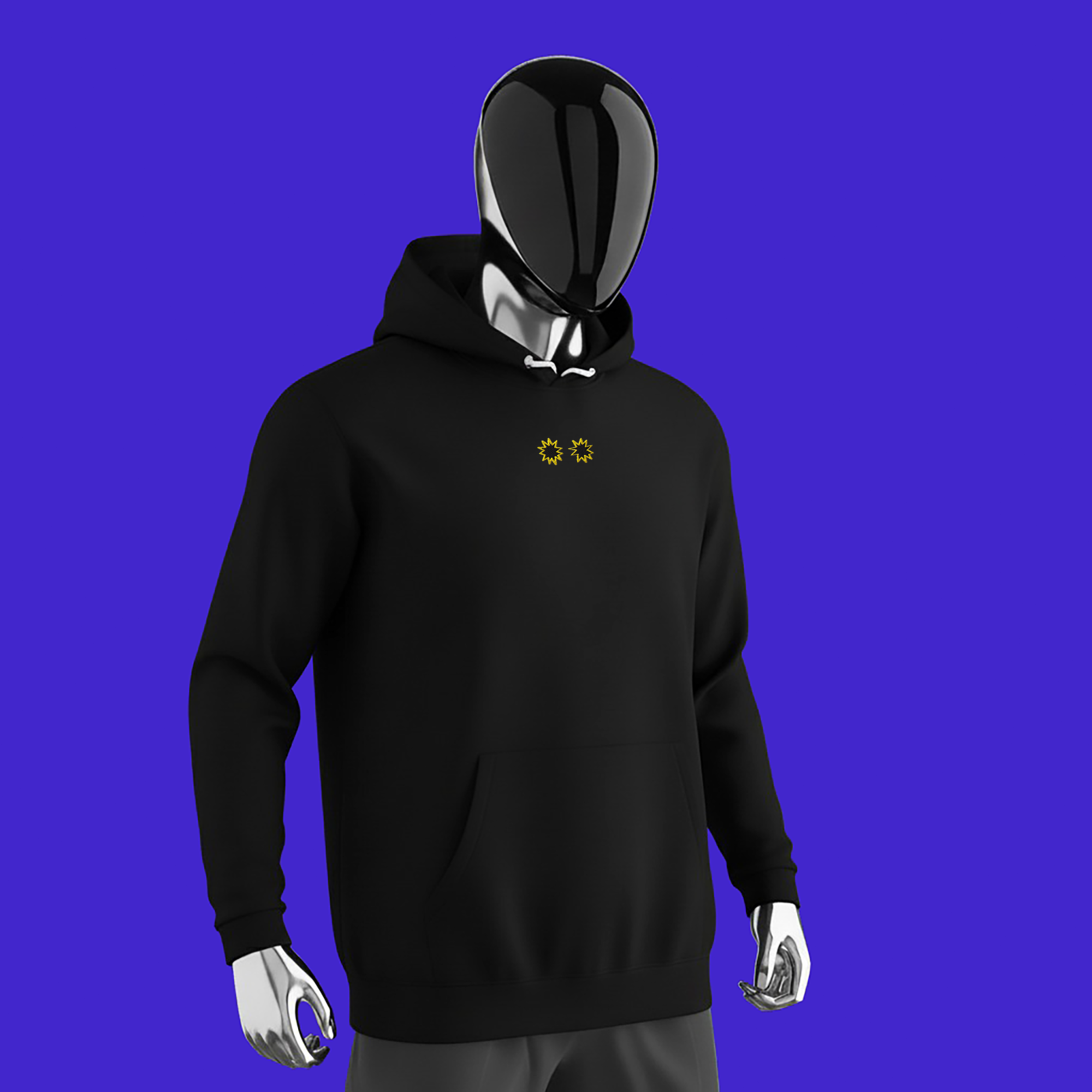 Unisex Pullover Hoodie - BLACK - StarsEyes