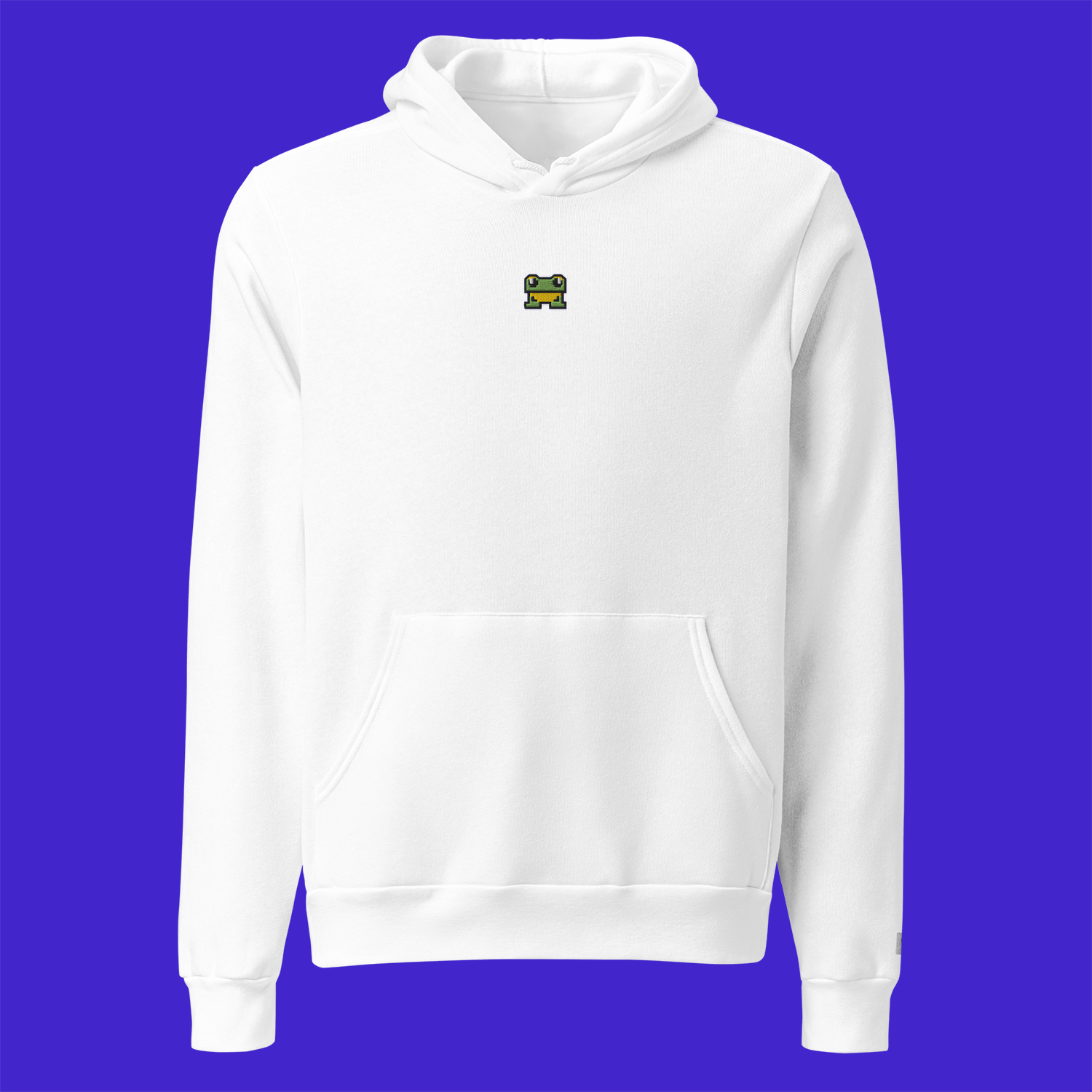 Unisex Pullover Hoodie - WHITE - FrogFolio