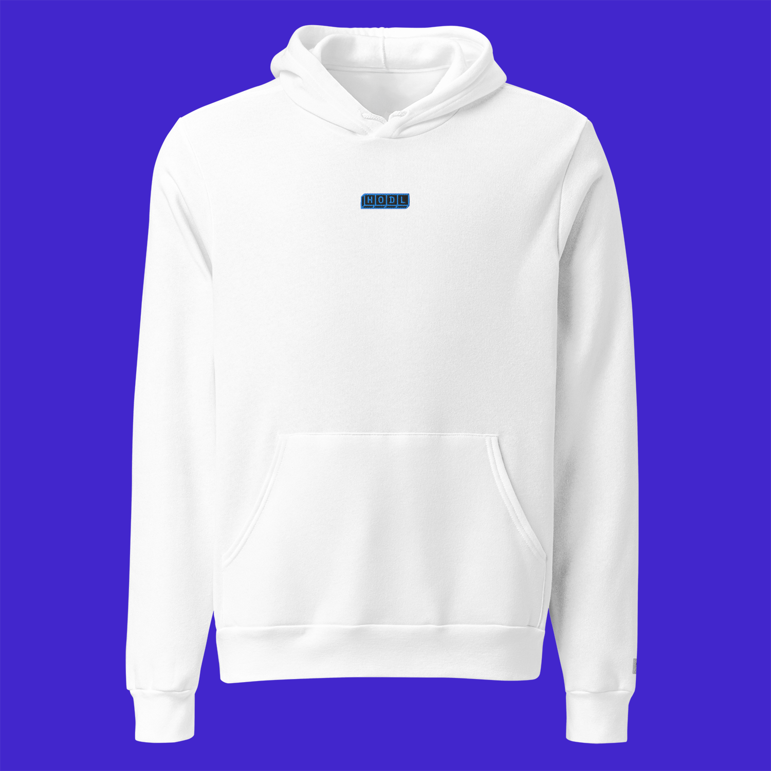 Unisex Pullover Hoodie - WHITE - HODL