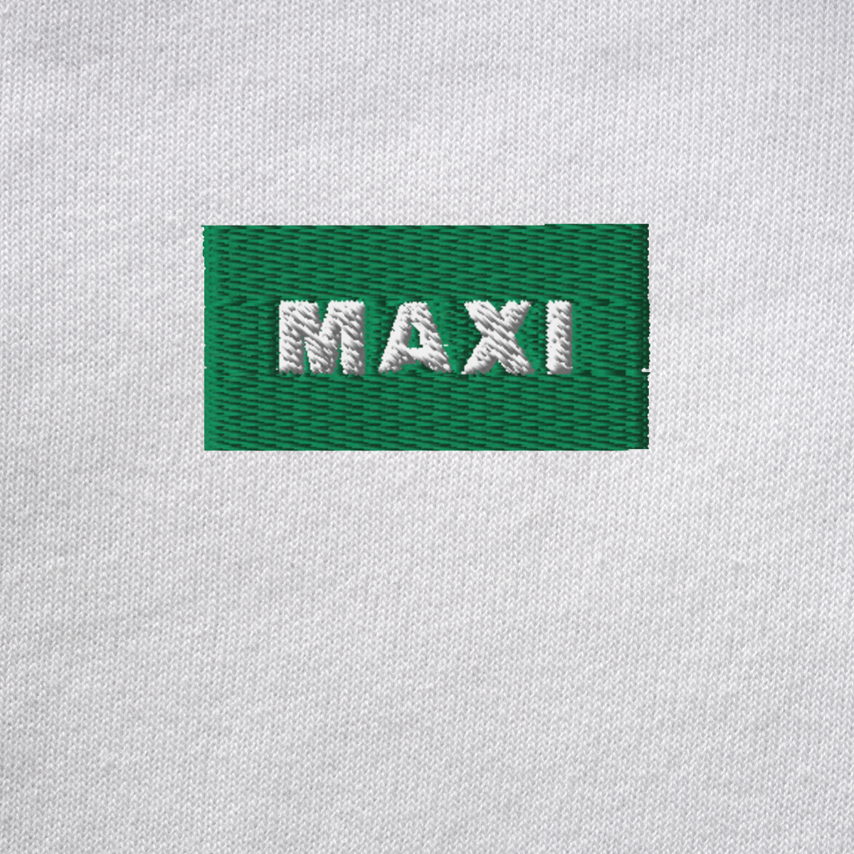 Unisex Pullover Hoodie - WHITE - MAXI (green)