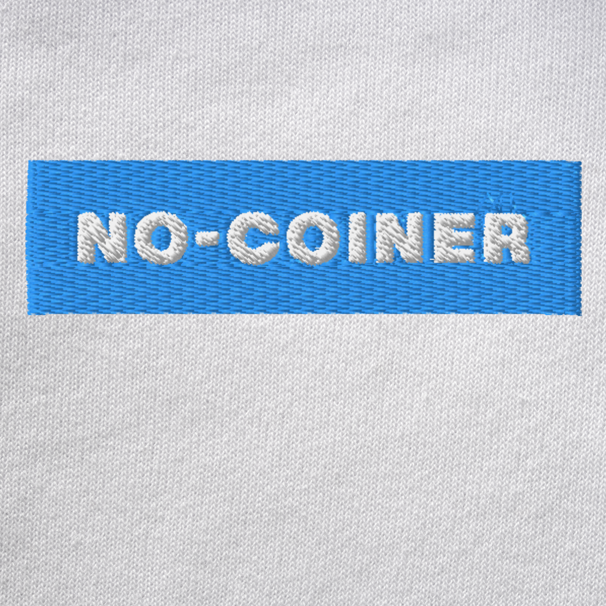 Unisex Pullover Hoodie - WHITE - NO-COINER (blue)