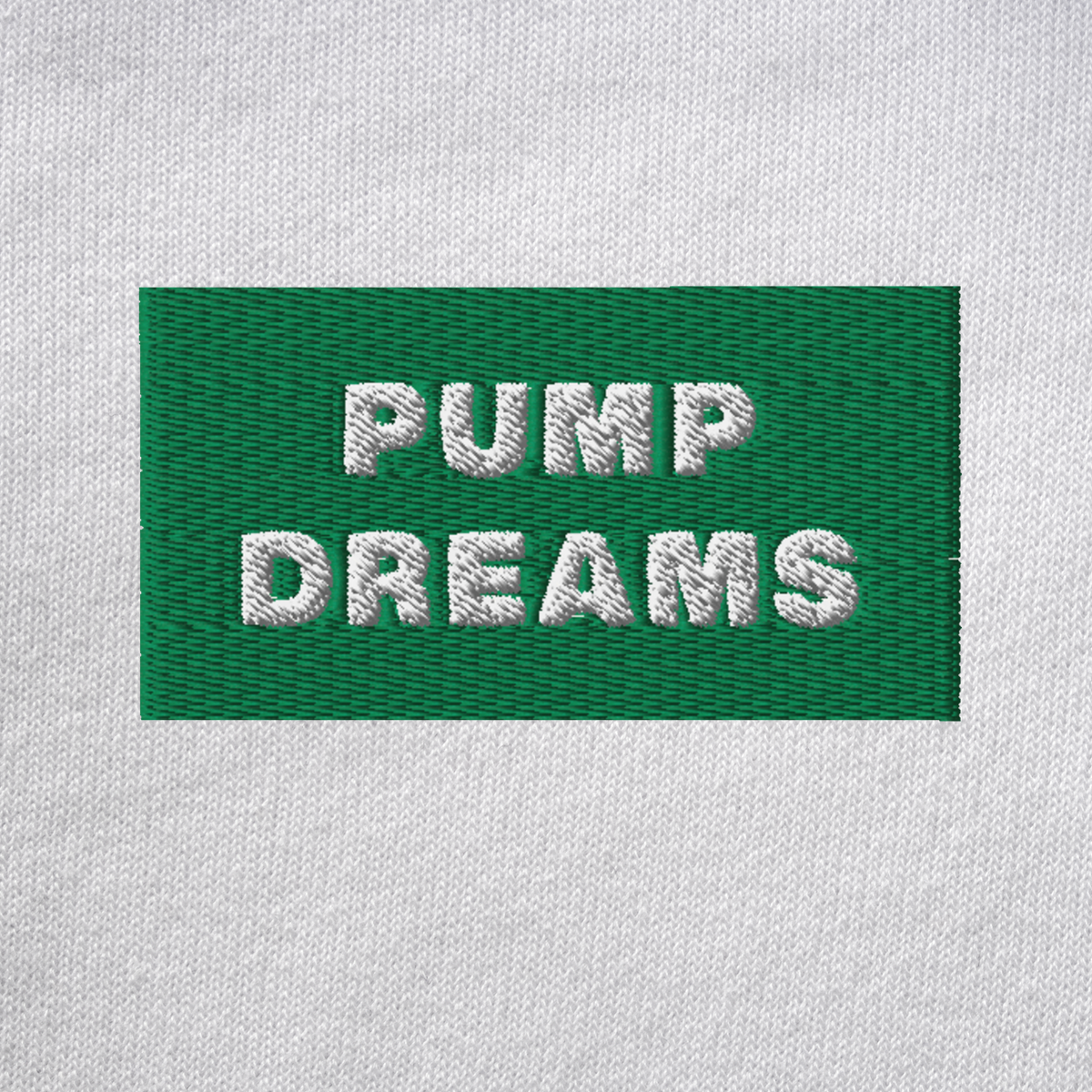 Unisex Pullover Hoodie - WHITE - PUMP DREAMS (green)