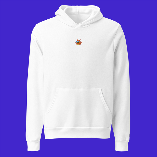 Unisex Pullover Hoodie - WHITE - Pepezard