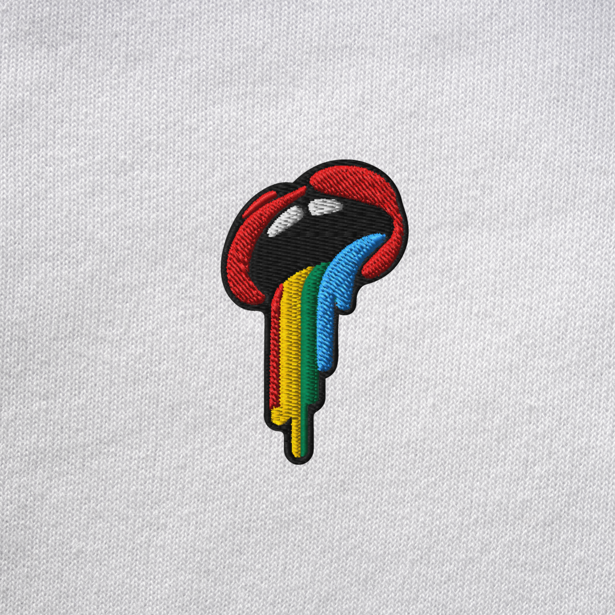 Unisex Pullover Hoodie - WHITE - Rainbow